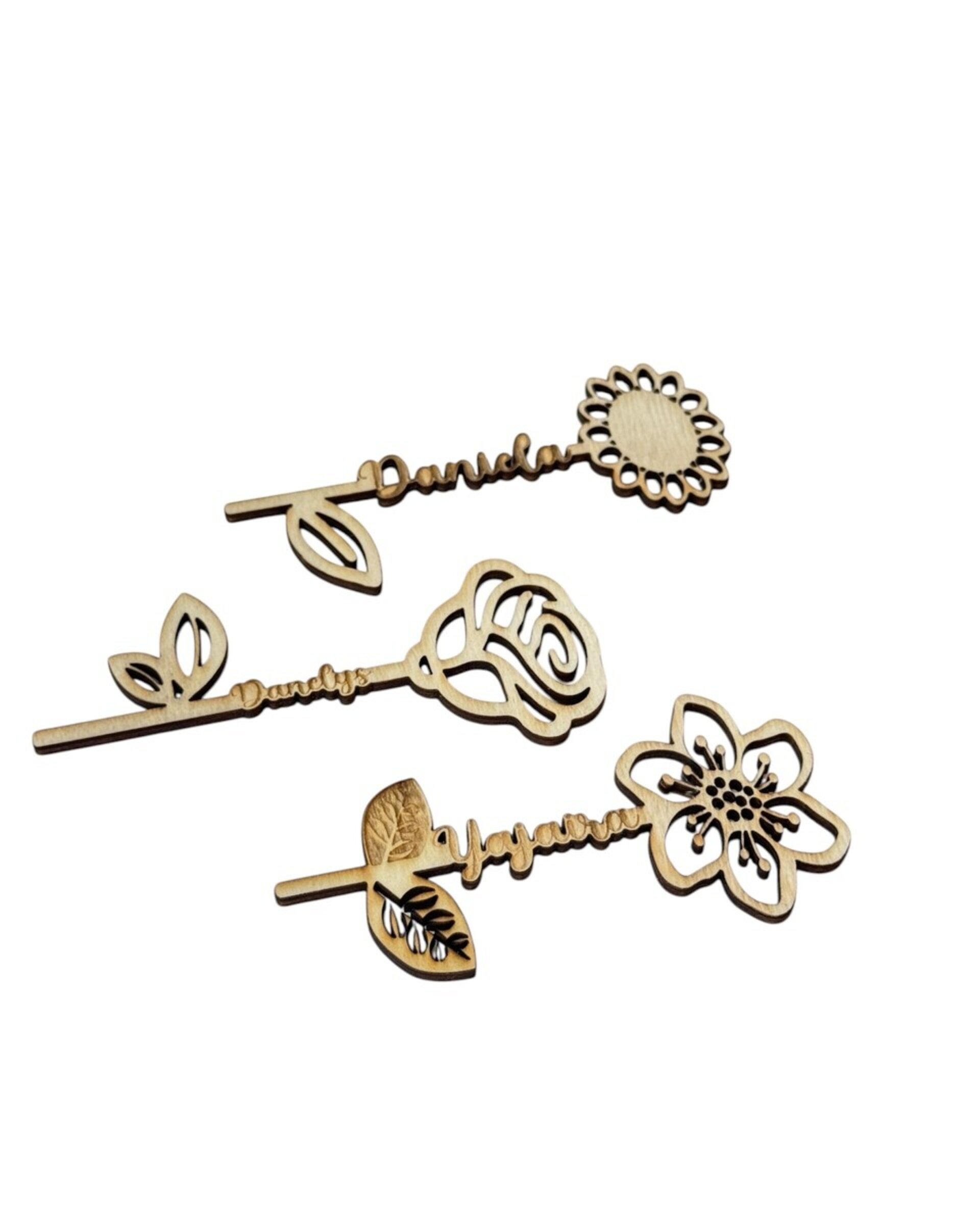 Adorno floral personalizado - 3